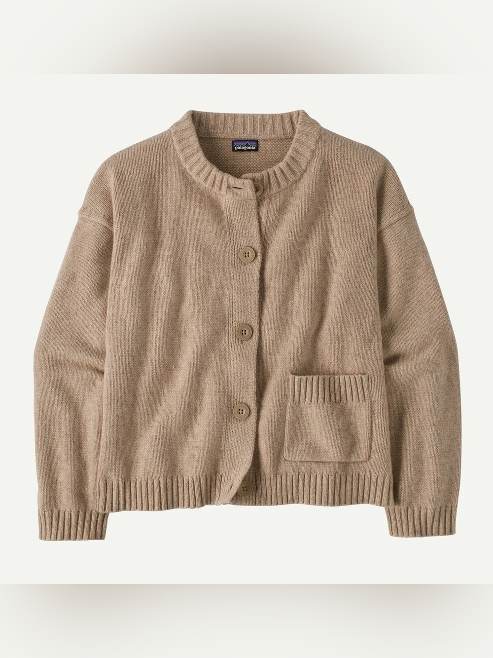 Patagonia Women’s Recycled Wool-Blend Sweater Jacket - Seabird Grey